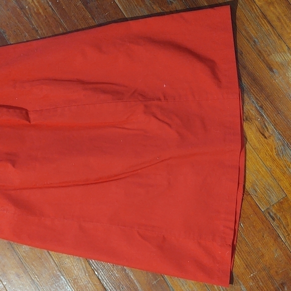 Vintage Adam Ives Red Midi Length Skirt - Picture 6 of 8
